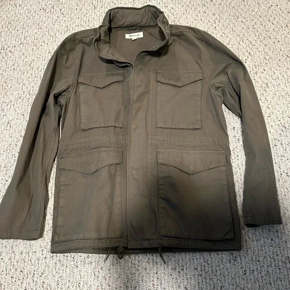 Madewell Garment-Dyed Field Jacket (Cargo Green) - Picture 4 of 4